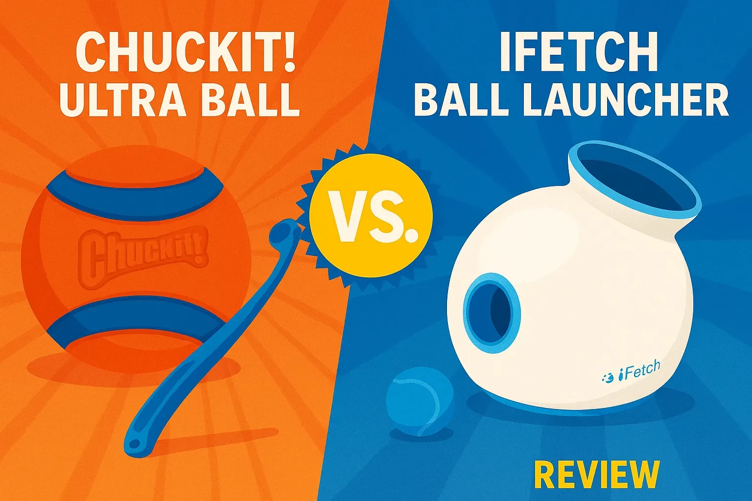 Chuckit! Ultra Ball vs. iFetch Ball Launcher: Which Fetch Toy Reigns Supreme for Active Dogs?