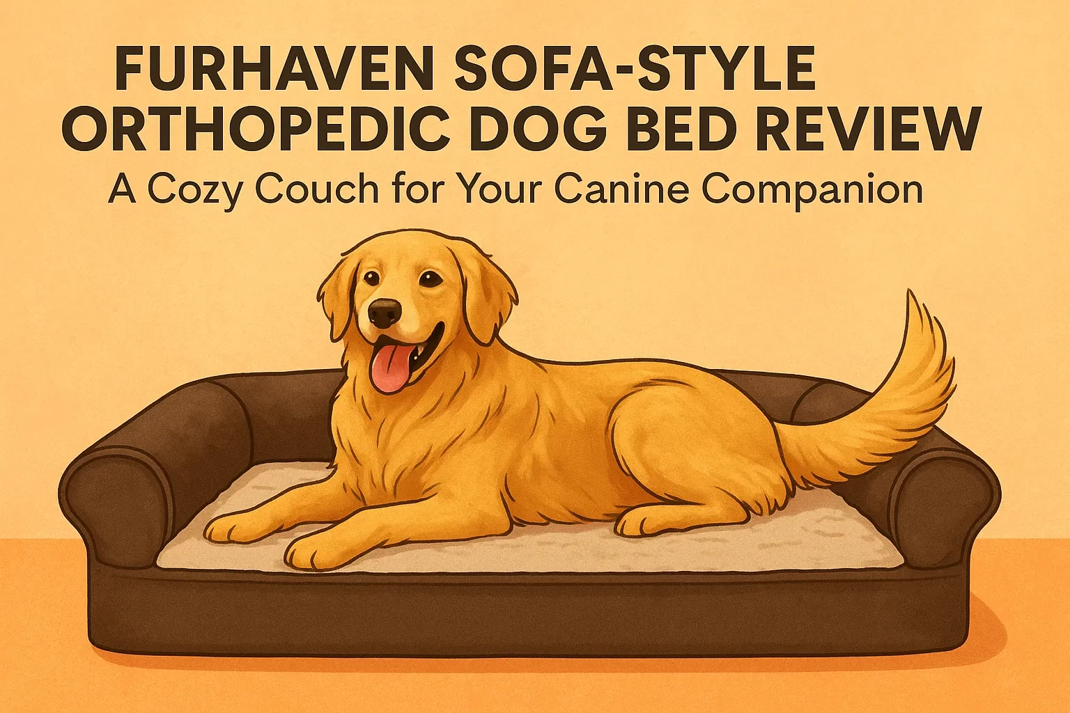 Furhaven Sofa-Style Orthopedic Dog Bed Review: A Cozy Couch for Your Canine Companion