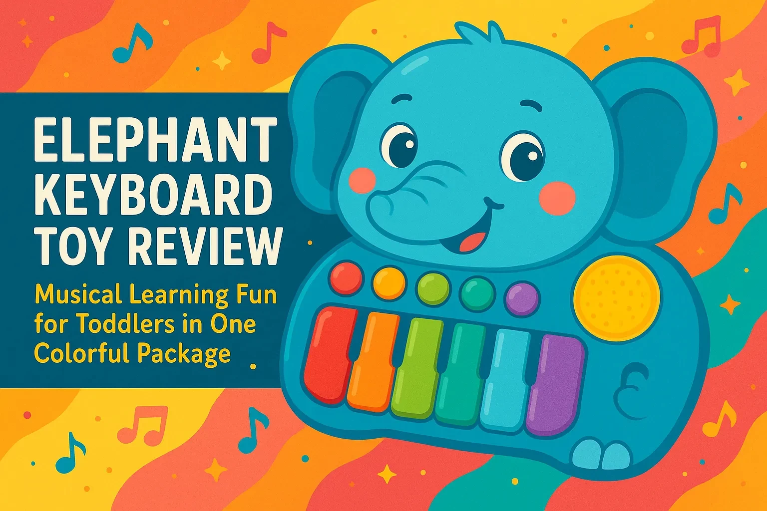 Elephant Keyboard Toy Review: Musical Learning Fun for Toddlers in One Colorful Package